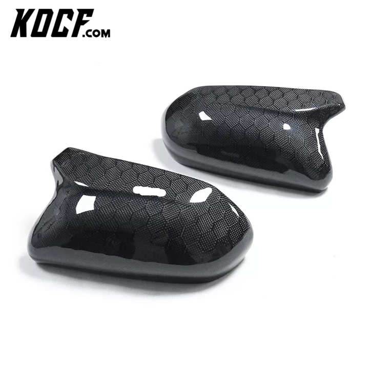 Carbon Fiber Mirror Cap Replacements 2018-2023 Toyota Camry Compatible - KOCF.com - Car Parts