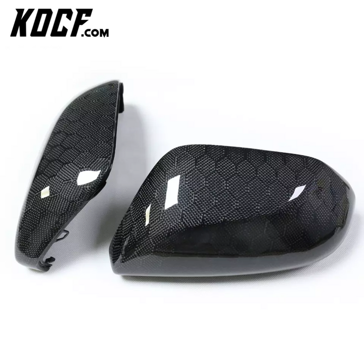 Carbon Fiber Mirror Cap Replacements 2018-2023 Toyota Camry Compatible - KOCF.com - Car Parts