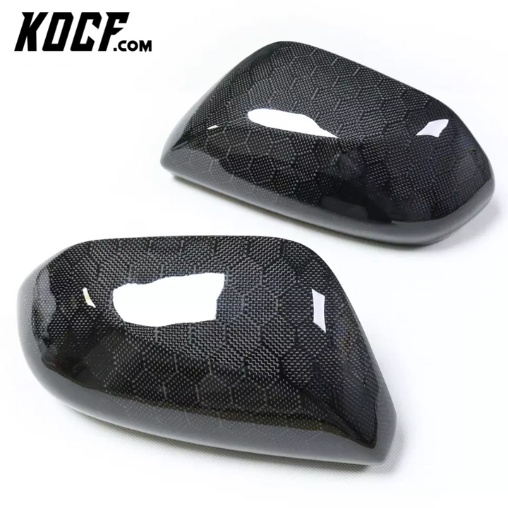 Carbon Fiber Mirror Cap Replacements 2018-2023 Toyota Camry Compatible - KOCF.com - Car Parts