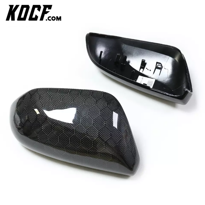 Carbon Fiber Mirror Cap Replacements 2018-2023 Toyota Camry Compatible - KOCF.com - Car Parts