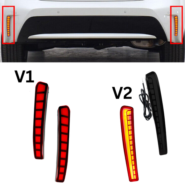 Rear Bumper LED Reflector Turn Signals for 2020-2023 Toyota Corolla Sedan E210 - VIP Price