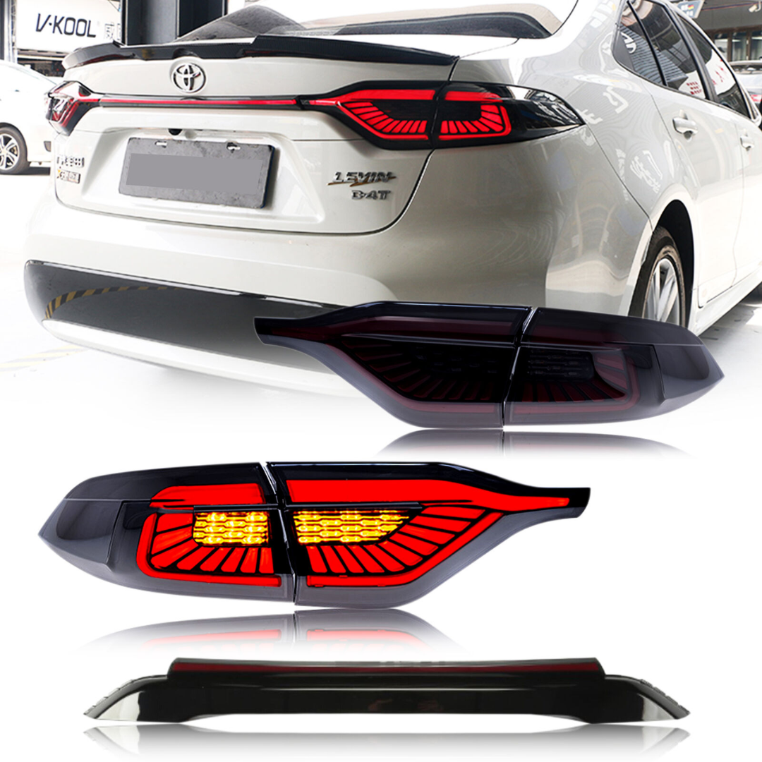 V2 Tail Lights 5 Piece Kit for 2020-2023 Toyota Corolla Sedan - VIP Price