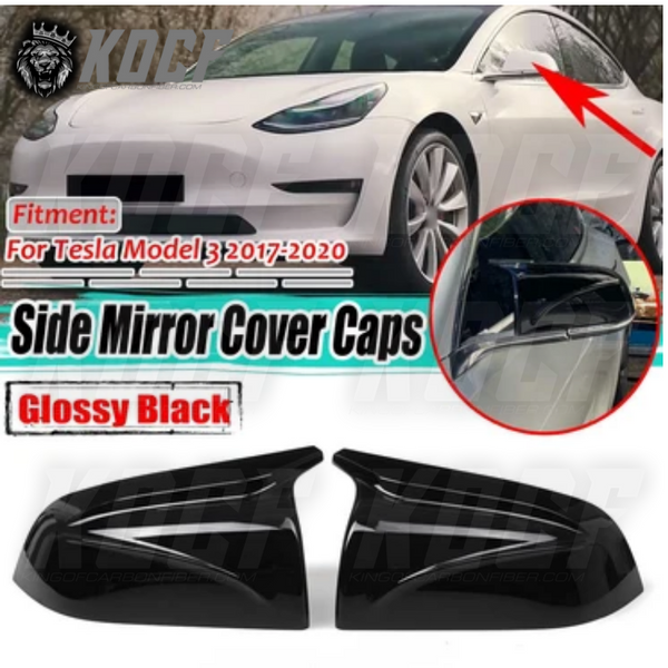 Mirror Cover Tesla Model 3 | King Of Carbon Fiber