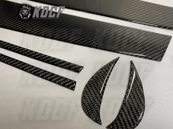 Toyota Camry B Pillars Door Window Overlays | King Of Carbon Fiber