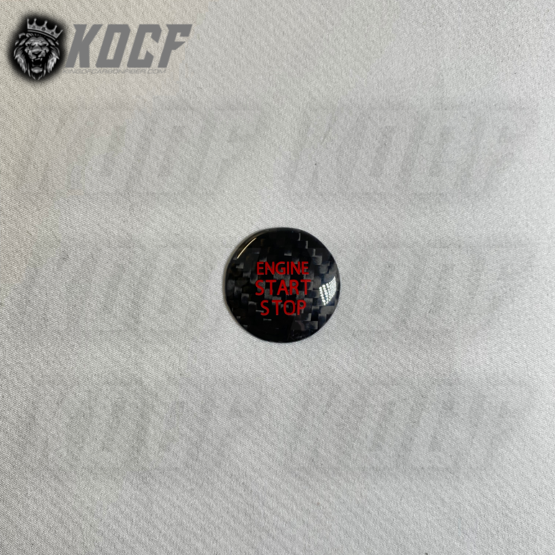 Toyota Push Start Button Cover | King Of Carbon Fibre