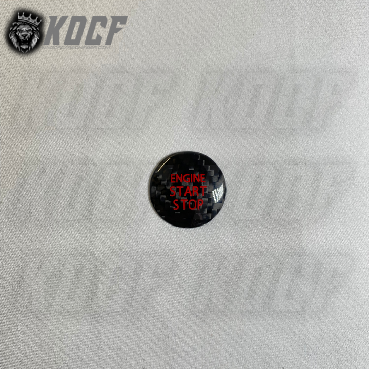 Toyota Push Start Button Cover | King Of Carbon Fibre