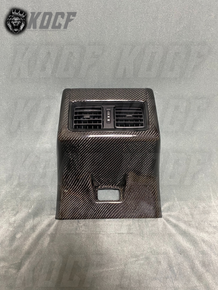 Rear AC Vent USB Port Center Panel Carbon Fiber 2018-2023 Toyota Camry Compatible - KOCF.com - Car Parts