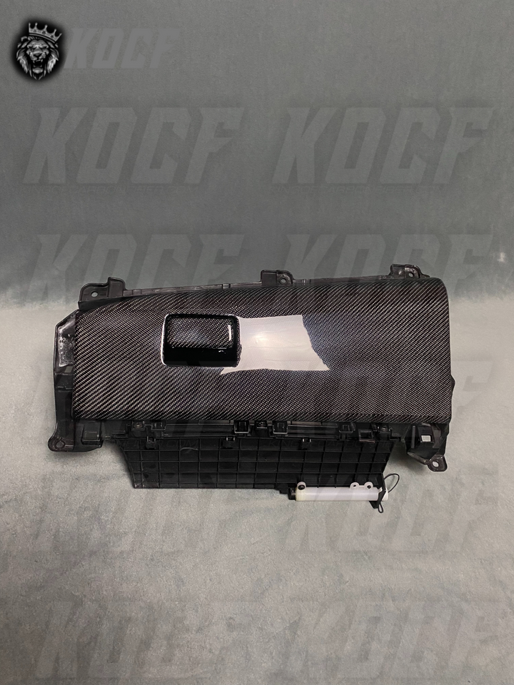 Glove Box Storage Carbon Fiber 2018-2023 Toyota Camry Compatible - KOCF.com - Car Parts