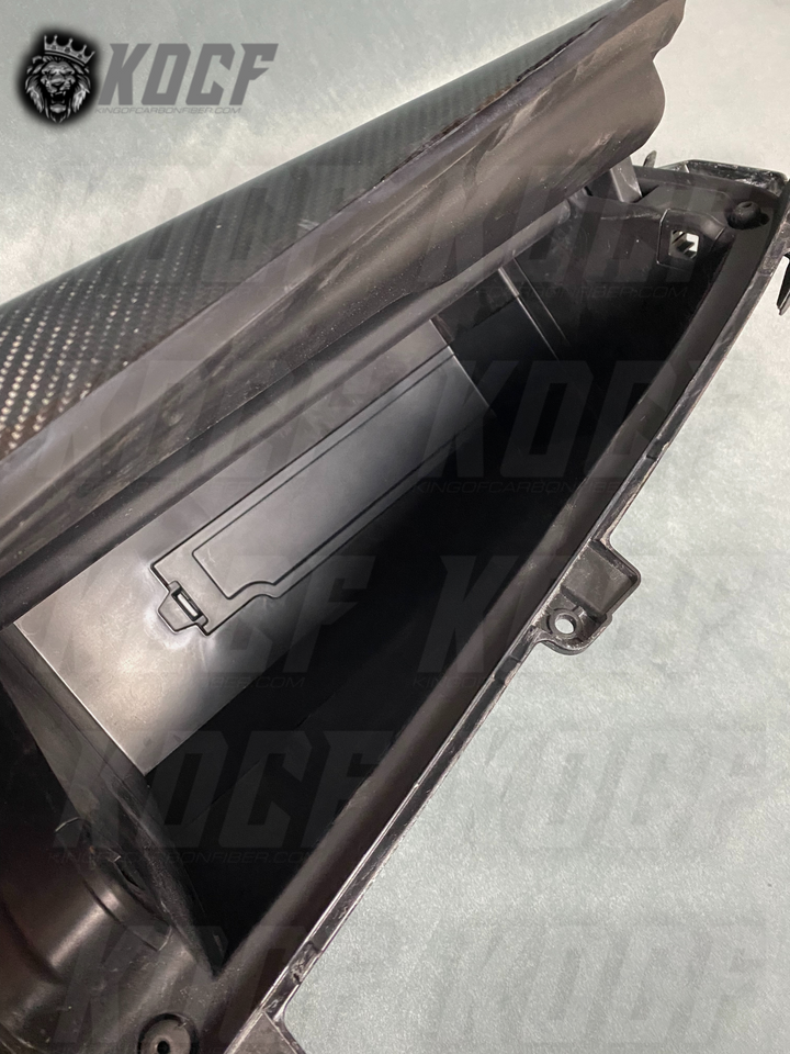 Glove Box Storage Carbon Fiber 2018-2023 Toyota Camry Compatible - KOCF.com - Car Parts