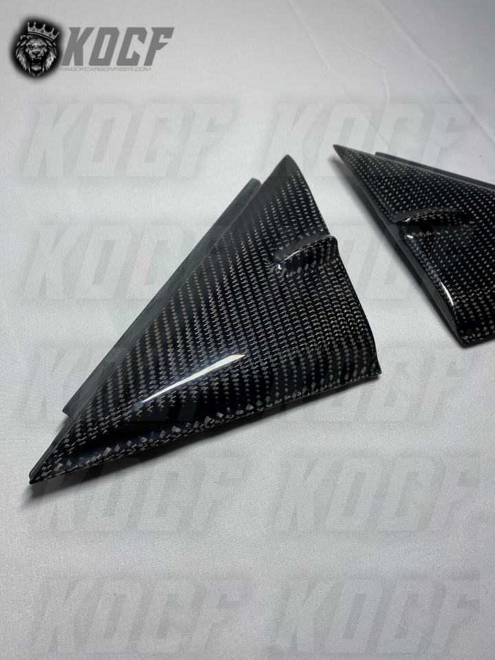 Exterior Mirror Door Triangle Carbon Fiber 2018-2023 Toyota Camry Compatible - KOCF.com - Car Parts