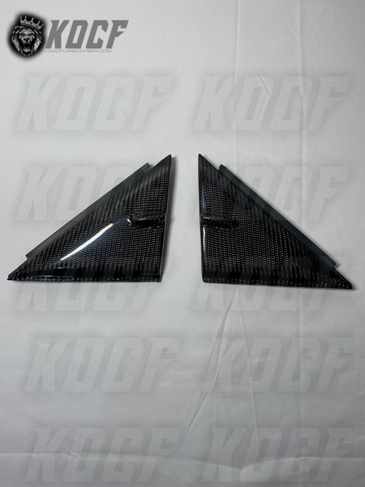 Exterior Mirror Door Triangle Carbon Fiber 2018-2023 Toyota Camry Compatible - KOCF.com - Car Parts