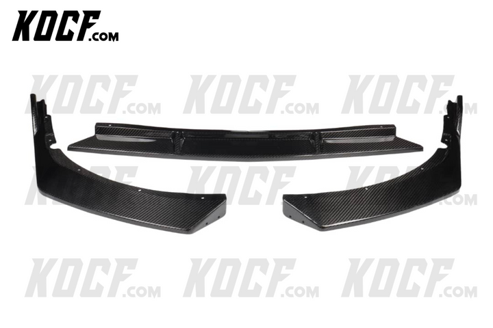 CF Front Lip for 2018-2023 Toyota Camry Compatible Real Carbon Fiber Front Bumper Body Kit Lip - KOCF.com - Car Parts