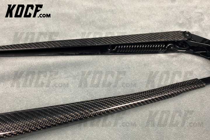 Windshield Wiper Frames Carbon Fiber 2018-2024 Toyota Camry Compatible