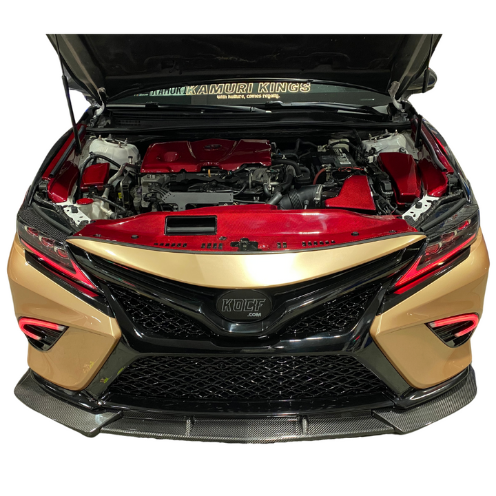 Full Engine Bundle 10pcs Carbon Fiber 2018-2024 Toyota Camry Compatible - VIP Price