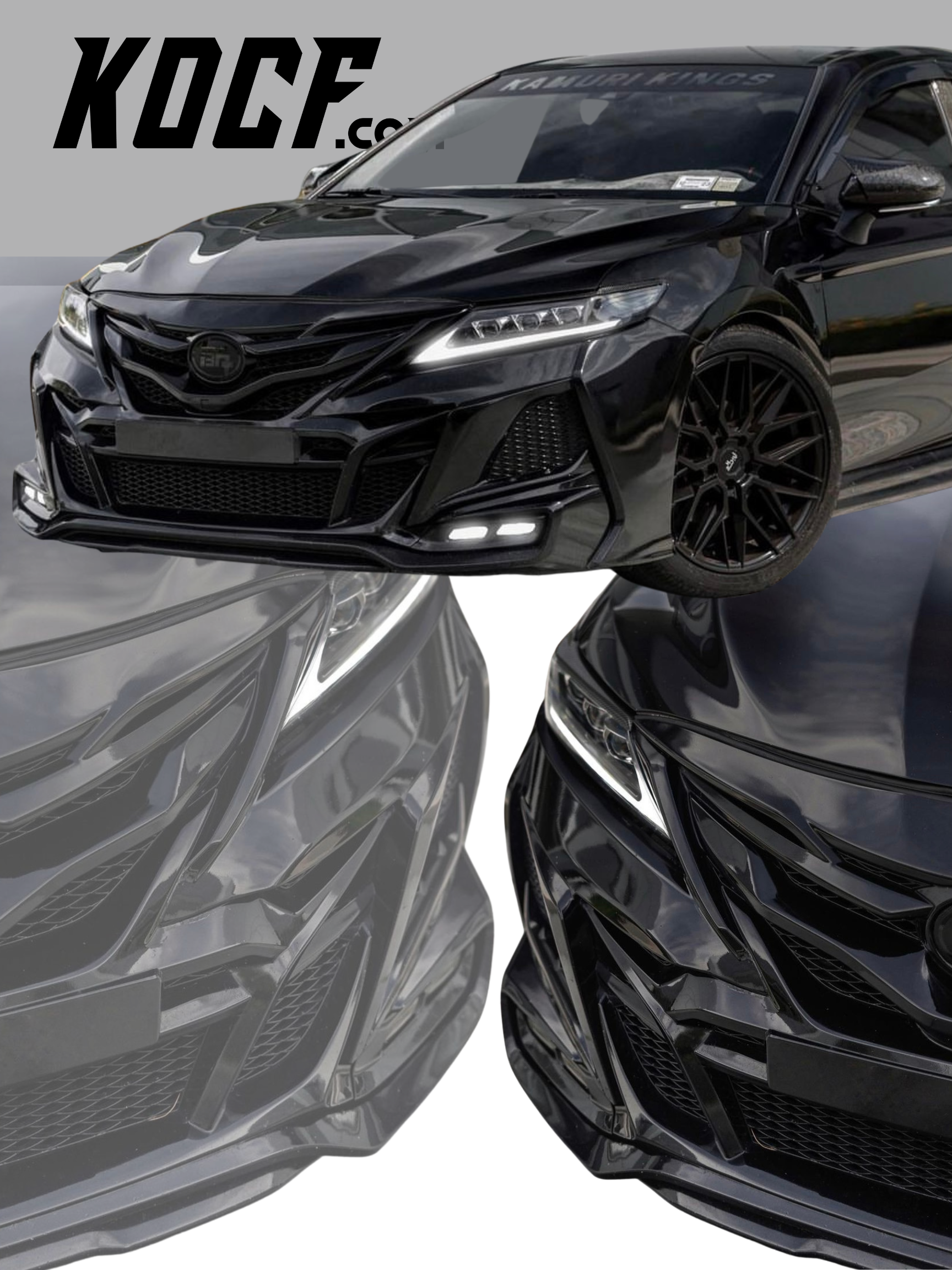 Camry Body Kit Bumpers Compatible For 2018-2024 Toyota Camry - VIP Price