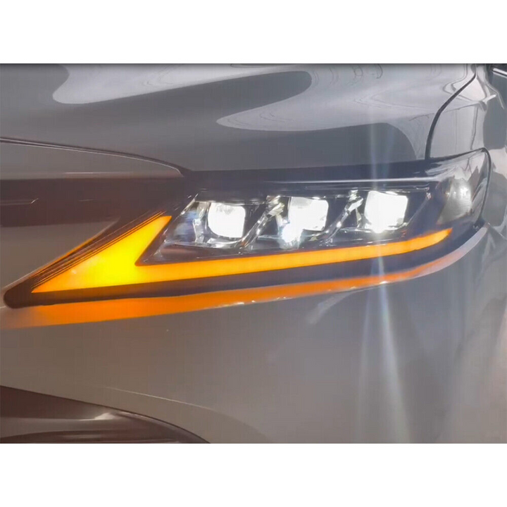 Lexus Style Triple or Double Beam Demon Headlights Compatible for 2018-2024 Toyota Camry