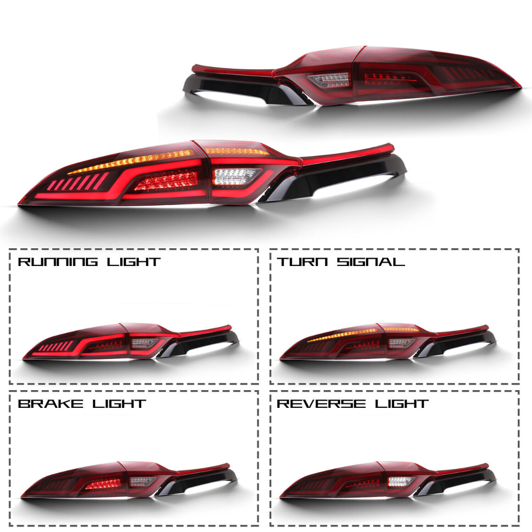 V1 Tail Lights 5 Piece Kit for 2020-2023 Toyota Corolla Sedan e210 - VIP Price