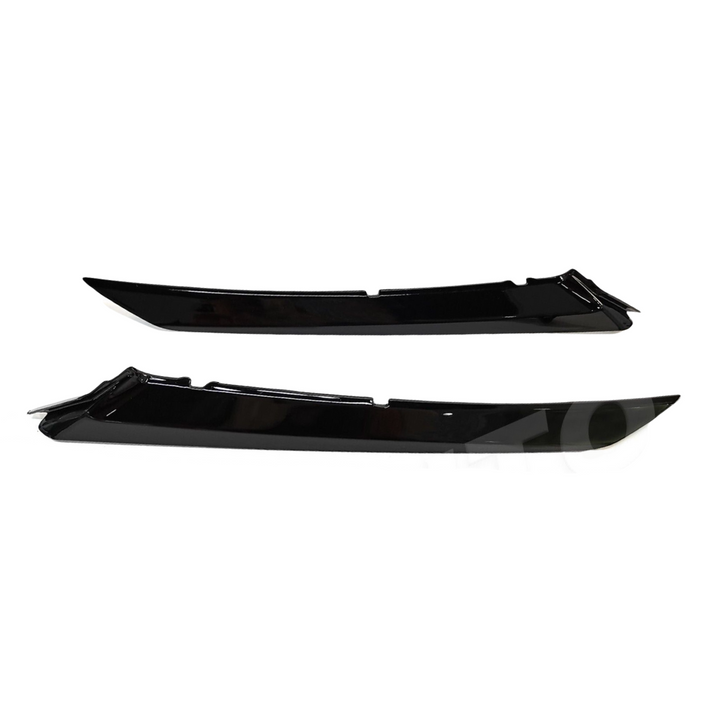 BUNDLE Carbon Fiber or Gloss Black Bottom Bumper Trims Compatible for 2018-2020 Toyota Camry XSE & SE - VIP Price