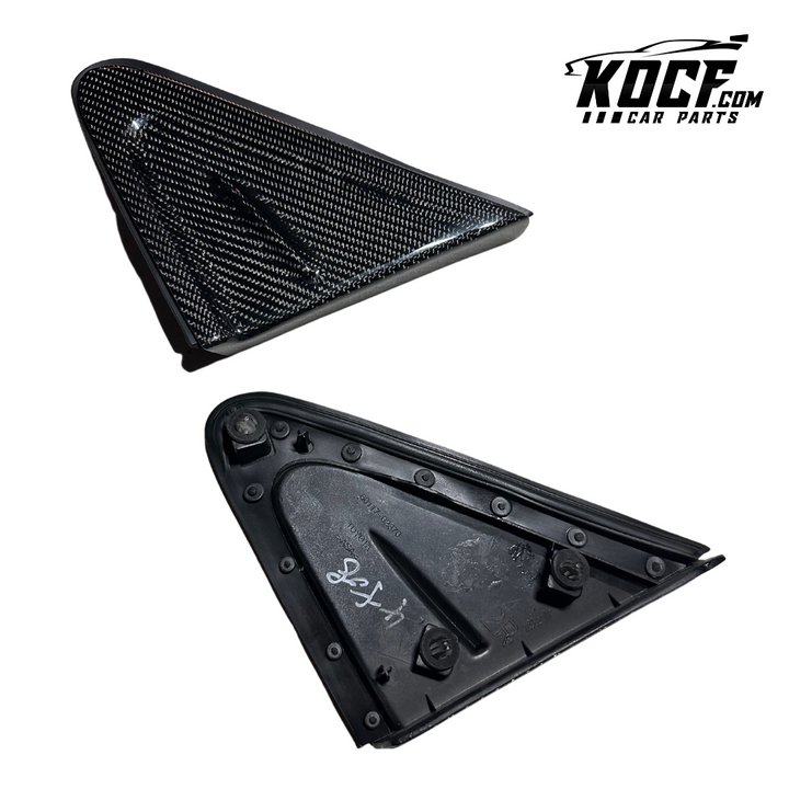 Carbon Fiber Mirror Caps / Triangle Corners Replacements Compatible for e210 2019-2023 Toyota Corolla