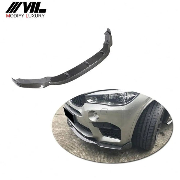 Carbon Fiber front bumper lip Spoiler For BMW F86 X6M F85 X5M