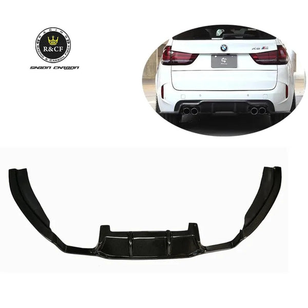 Carbon fiber rear bumper rear Spoiler diffuser lip valance For F85 X5M