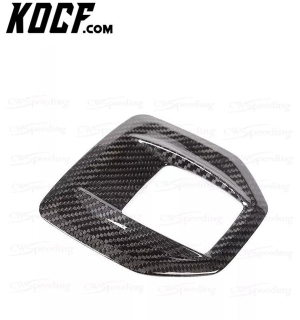 DRY CARBON FIBER CENTER GEAR COVER FOR 2016-2018 ALFA ROMEO GIULIA INTERIORS