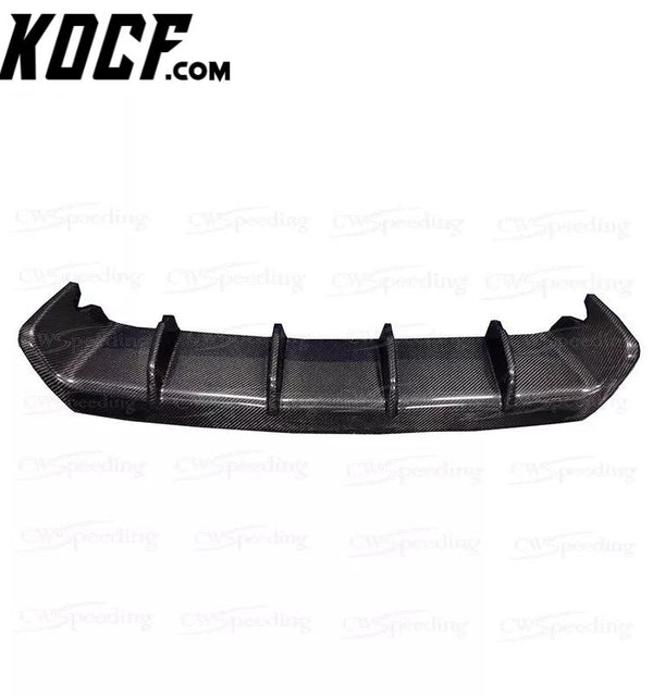 CARBON FIBER REAR BUMPER LIP REAR DIFFUSER FOR 2015-2017 PORSCHE CAYNNE 958.2 BODY KIT