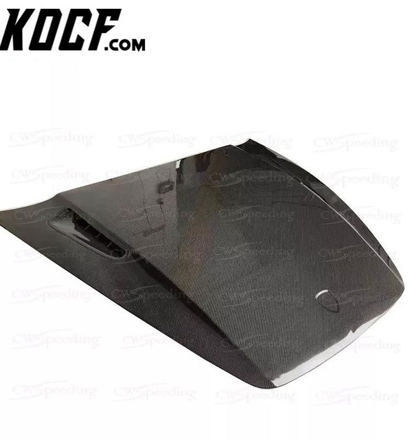 TC STYLE CARBON FIBER ENGINE COVER HOOD BONNET FOR 2011-2014 PORSHCE CAYENNE 958.1