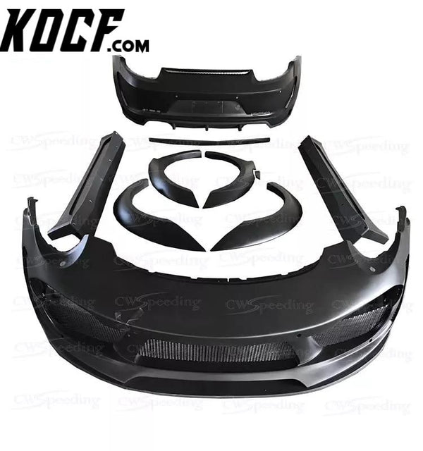 TOPC STYLE FRP FIBER GLASS BODY KIT WIDE BODY KIT FRONT BUMPER FOR PORSCHE 991