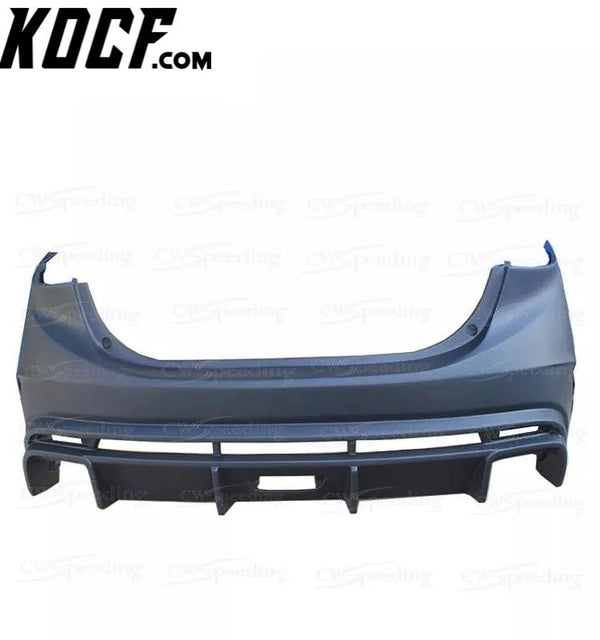 2014-2018 PP MATERIAL REAR BUMPER FOR MAZDA 3 AXELA HATCHBACK BODY KIT