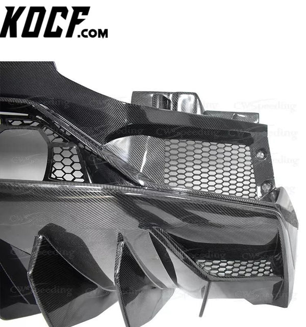 750SVJ STYLE CARBON FIBER REAR LIP REAR BUMPER LIP REAR DIFFUSER FOR LAMBORGHINI AVENTADOR LP700 720 750 BODDDY KIT