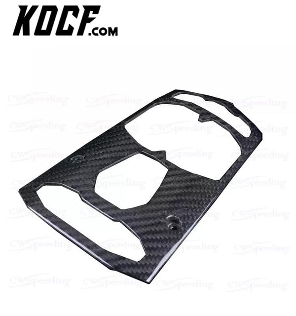 CARBON FIBER CENTRE CONSOLE SURROUND INTERIORS FOR 2011-2015 LAMBORGHINI AVENTADOR LP700-4