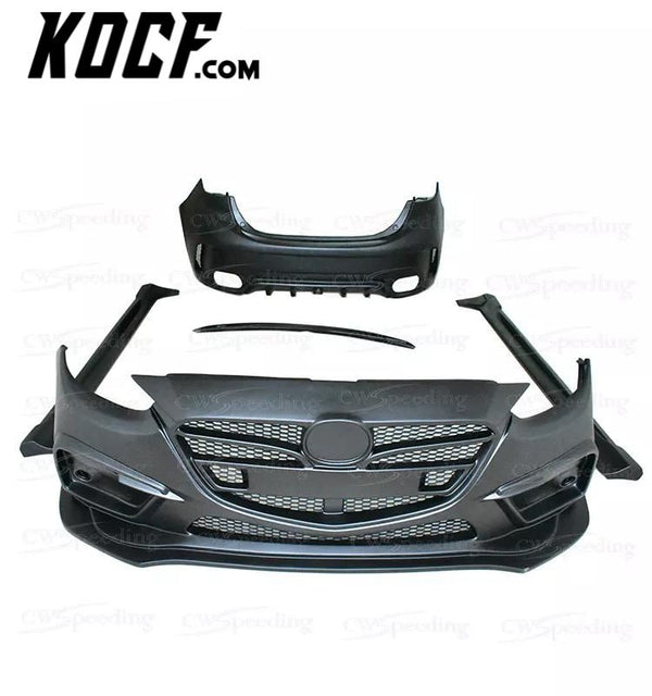 2017-2018 KS STYLE PP MATERIAL BODY KIT FOR MAZDA 3 AXELA SEDAN HATCHBACK BODY KIT