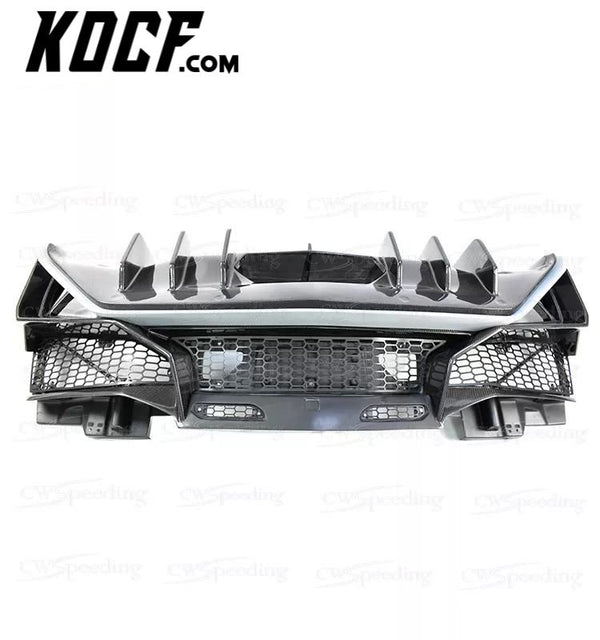 SV STYLE HALF CARBON FIBER REAR LIP REAR BUMPER LIP REAR DIFFUSER FOR LAMBORGHINI AVENTADOR LP700-4 720 750 BODDDY KIT