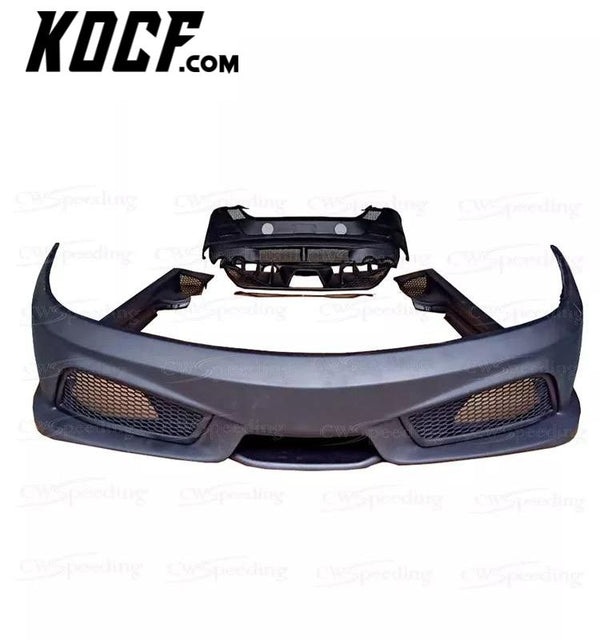 H STYLE FIBER GLASS FRONT BUMPER REAR BUMPER FOR 2005-2009 FERRARI F430 BODY KIT