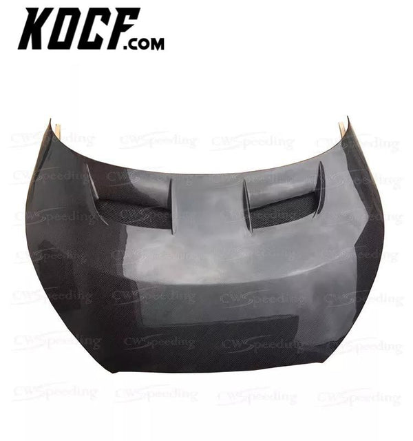 A STYLE CARBON FIBER ENGINE HOOD BONNET FOR 2012-2015 HYUNDAI VELOSTER