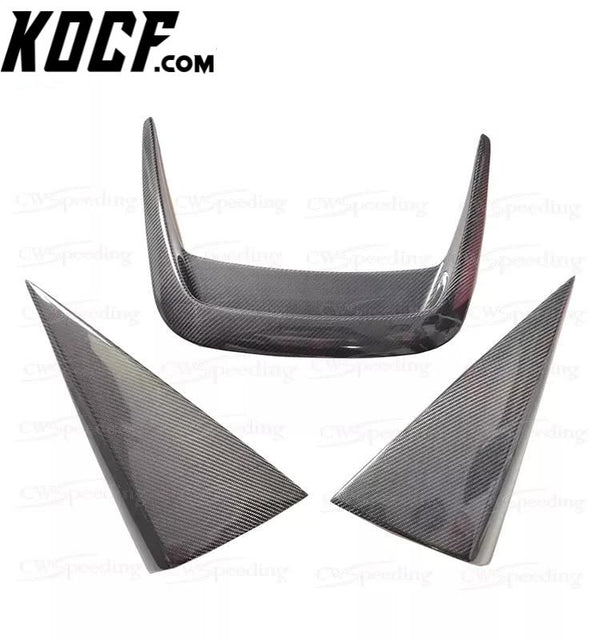 CARBON FIBER ENGINE HOOD BONNET VENTS FOR 2013-2016 FERRARI F12 Berlinetta