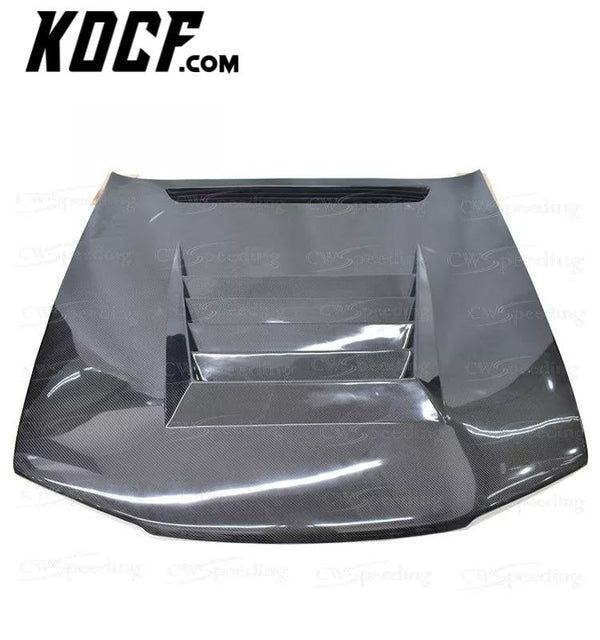 READY TO SHIP D STYLE CARBON FIBER ENGINE HOOD BONNET FOR NISSAN SKYLINE R32