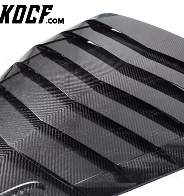 2011-2013 CARBON FIBER REAR WINDOW VENTS FOR FERRARI 458 ITALIA AND SPIDER BODY KIT