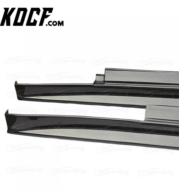 2009-2011 OEM STYLE CARBON FIBER SIDE SKIRTS FOR NISSAN GTR R35