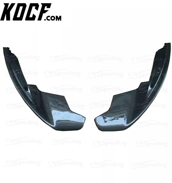 OEM STYLE CARBON FIBER FRONT BUMPER CANARDS FOR 2017-2019 MCLAREN 540C 570S BODY KIT