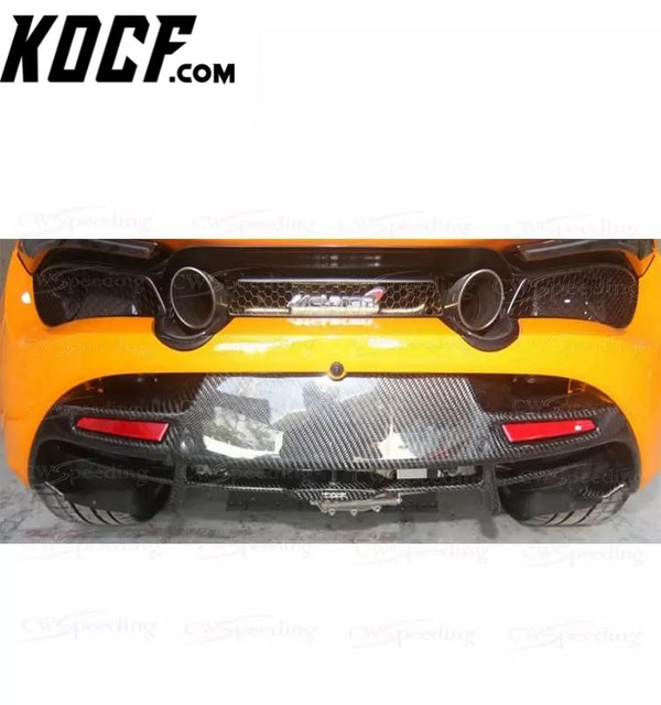 CARBON FIBER REAR BUMPER TRIM FOR MCLAREN 720S BODY KIT