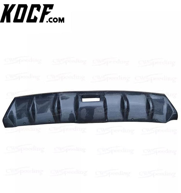 A STYLE CARBON FIBER REAR DIFFUSER REAR BUMPER LIP FOR 2010-2017 SUBARU XV