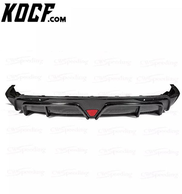 2016-2018 CARBON FIBER REAR DIFFUSER REAR BUMPER LIP REAR LIP FOR TESLA MODEL X