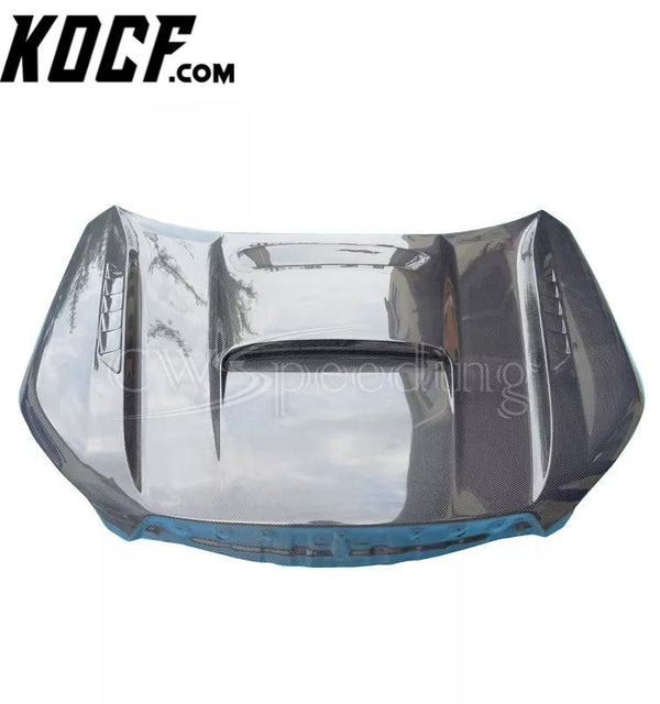 STI STYLE CARBON FIBER ENGINE HOOD BONNET FOR 2019-2022 SUBARU FORESTER SK