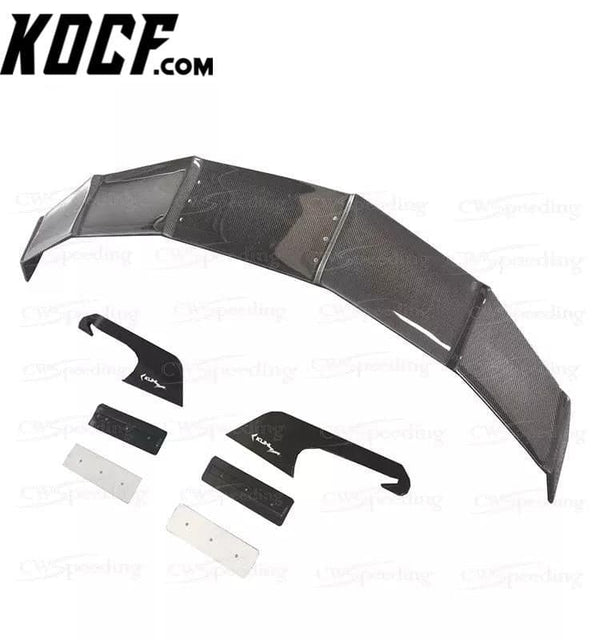 KU STYLE CARBON FIBER REAR SPOILER REAR WING TRUNK SPOILER FOR NISSAN GTR R35