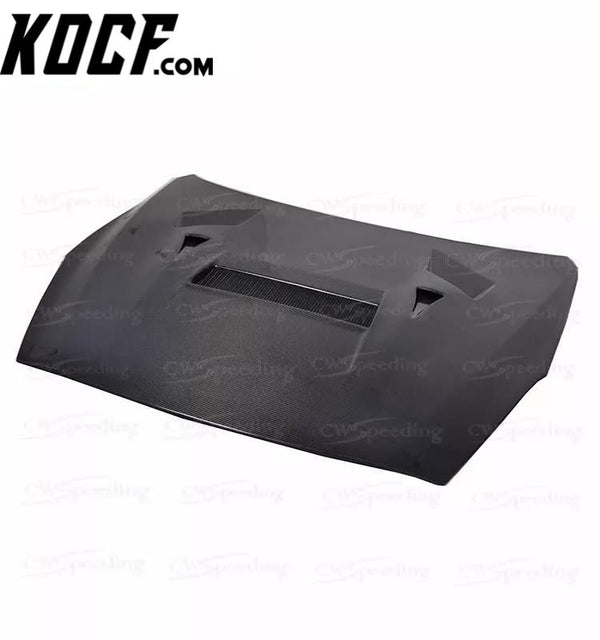 VAR STYLE CARBON FIBER ENGINE HOOD BONNET FOR NISSAN GTR R35