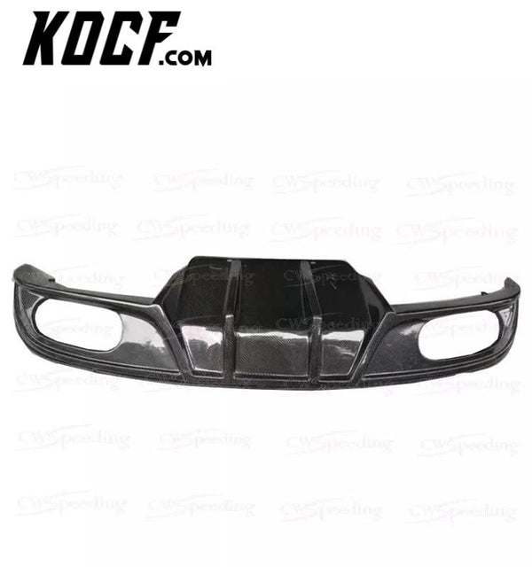 A STYLE CARBON FIBER REAR BUMPER LIP REAR DIFFUSER FOR JAGUAR XF BODY KIT