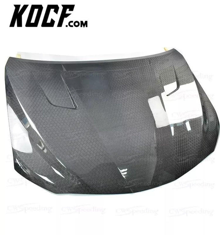 V1 Carbon Fiber Engine Hood Bonnet Cover Compatible For 2018-2024 Toyota Camry - VIP Price