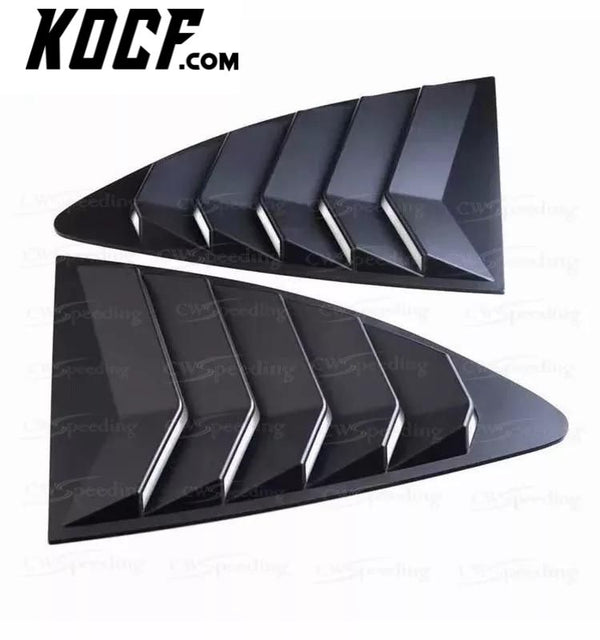 CARBON FIBER SIDE OUT WINDOW SHADES LOUVERS FOR 2012-2015 TOYOTA GT86 SUBARU BRZ